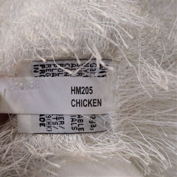 GANZ Webkinz Chicken Plush White Stuffed Animal 9 inch Toy HM205 No Code - Picture 7 of 7